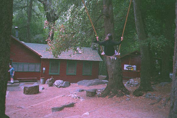 Another swing at dance camp! -- by Bill